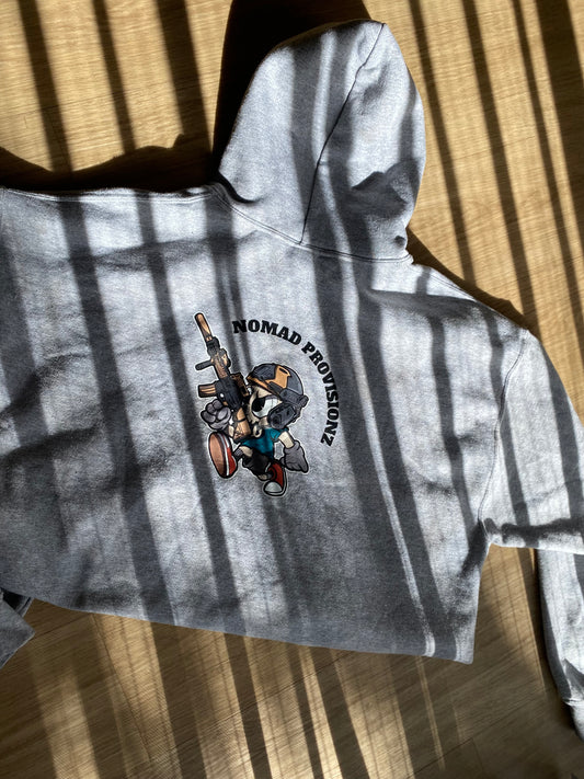 Dead man waking pull over hoodie