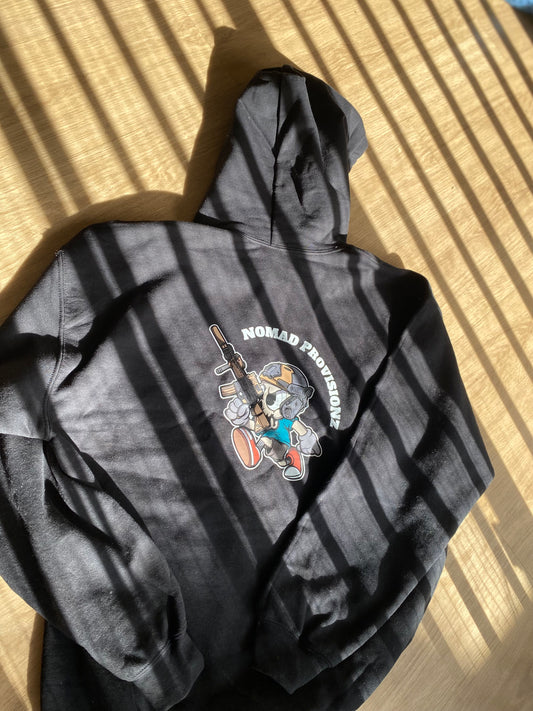 Dead man waking pull over hoodie