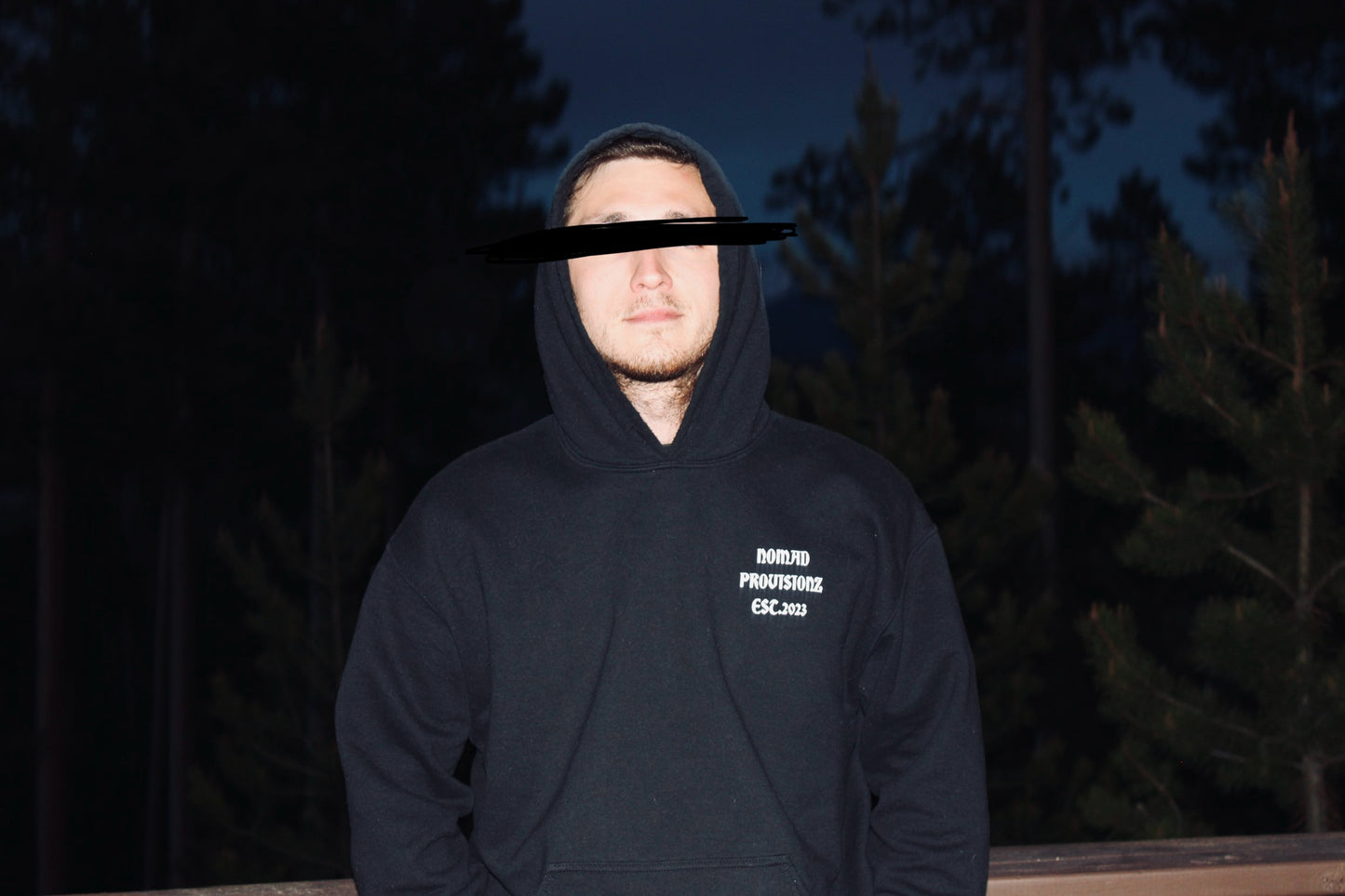 Dead man waking pull over hoodie